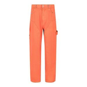 Givenchy High-Rise Carpenter Jeans Orange Mens
